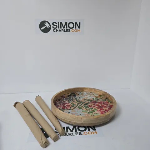 MOSAIC DESIGN SIDE TABLE 