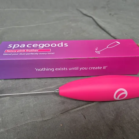 BOXED SPACEGOODS FANCY PINK MILK FROTHER 