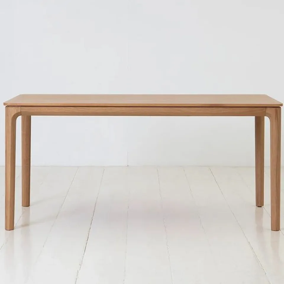 BOXED SWYFT 6-8 SEATER EXTENDING DINING TABLE - OAK (2 BOXES)