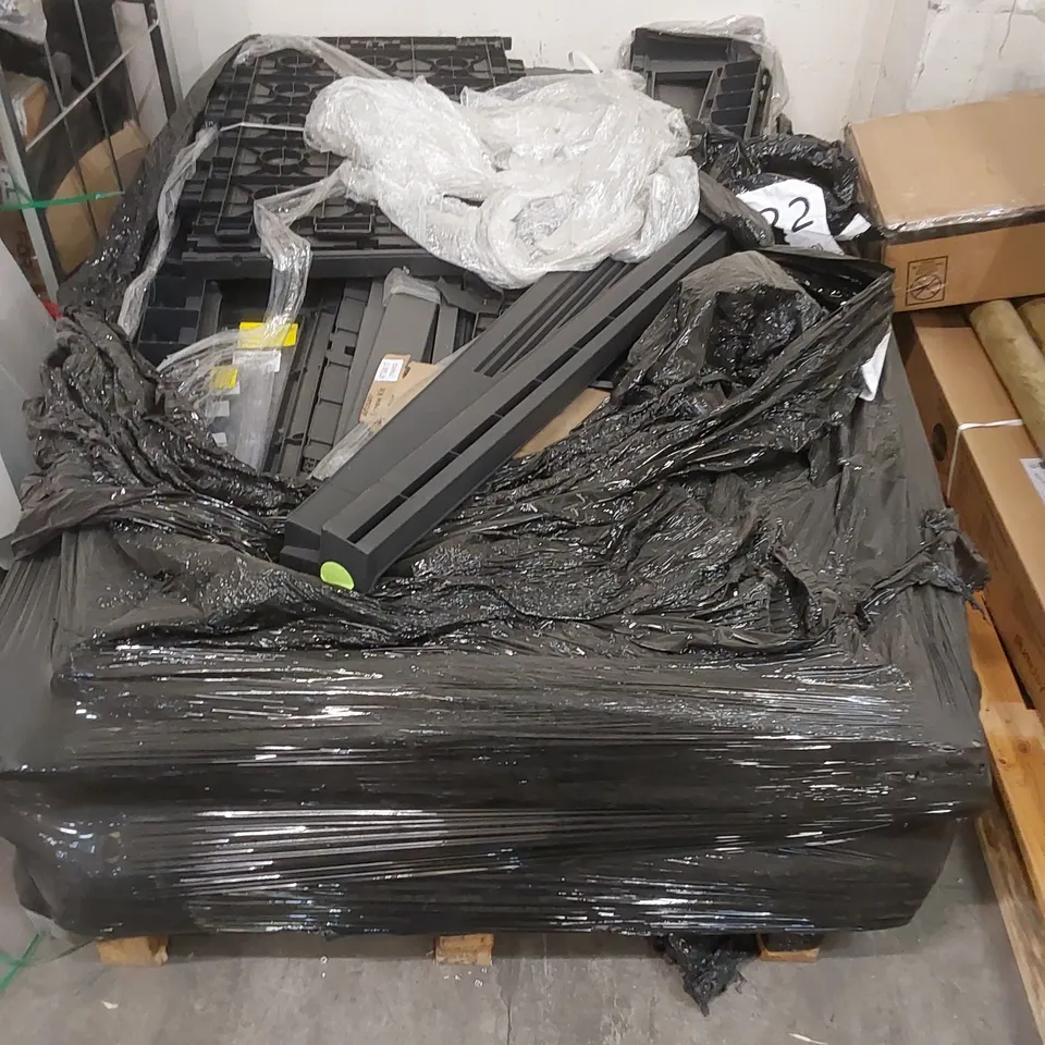 PALLET TO CONTAIN ASSORTED SHED PARTS 