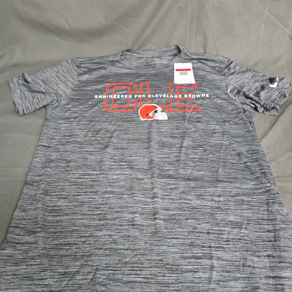 NIKE CLEVELAND BROWN NFL TRAINING TOP SIZE L