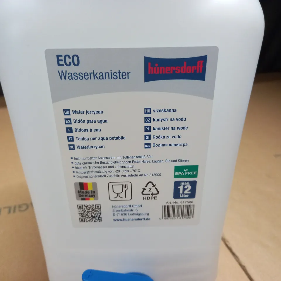 12L WATER JERRYCAN
