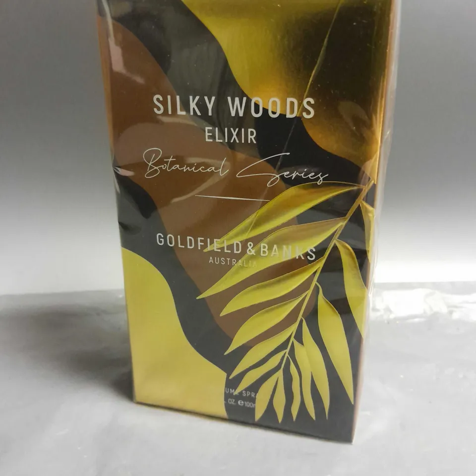 BOXED AND SEALED GOLDFIELD&BANKS SILKY WOODS ELIXIR PERFUME SPRAY 100ML