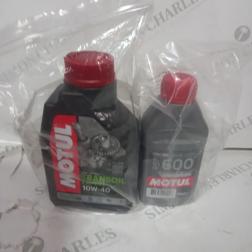 SET OF 2 OILS , MOYUL 10W-40 , RBF 600 / COLLOCTION OLNY 