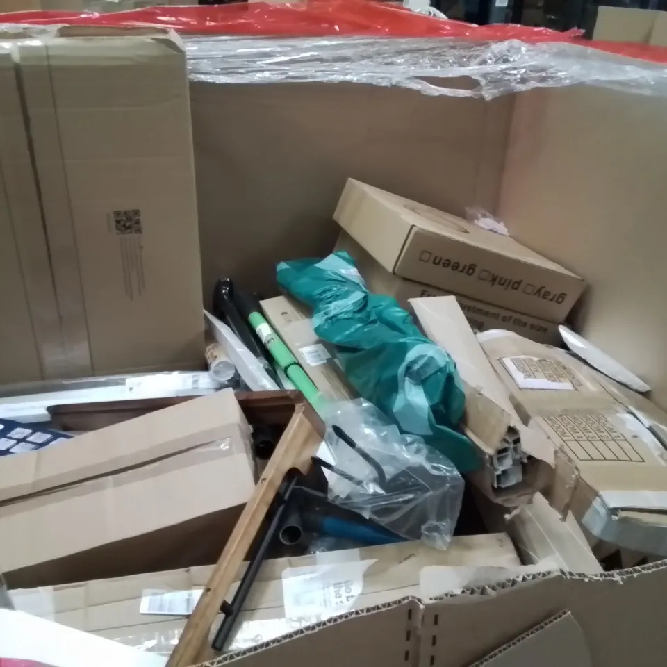 PALLET OF ASSORTED HOUSEHOLD GOODS AND PRODUCTS TO INCLUDE;AIR COOLER,HULA RING,CUTLERY TRAY