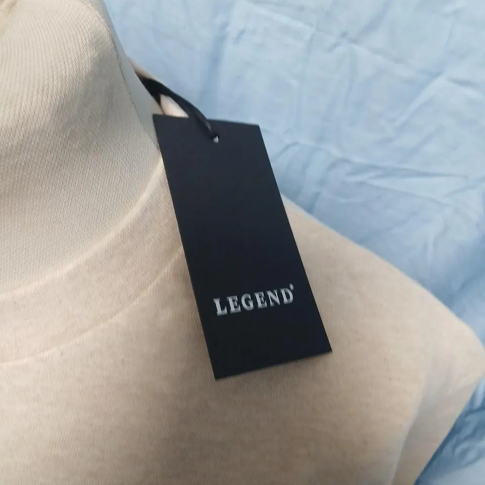 LEGEND PREMIUM BASICS T-SHIRT – FOG BEIGE, SIZE L