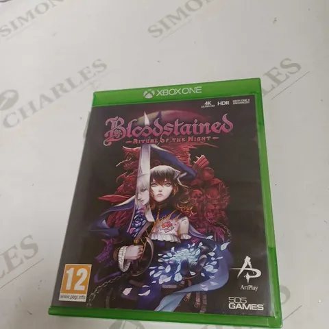 XBOX ONE BLOODSTAINES RITUAL OF THE NIGHT