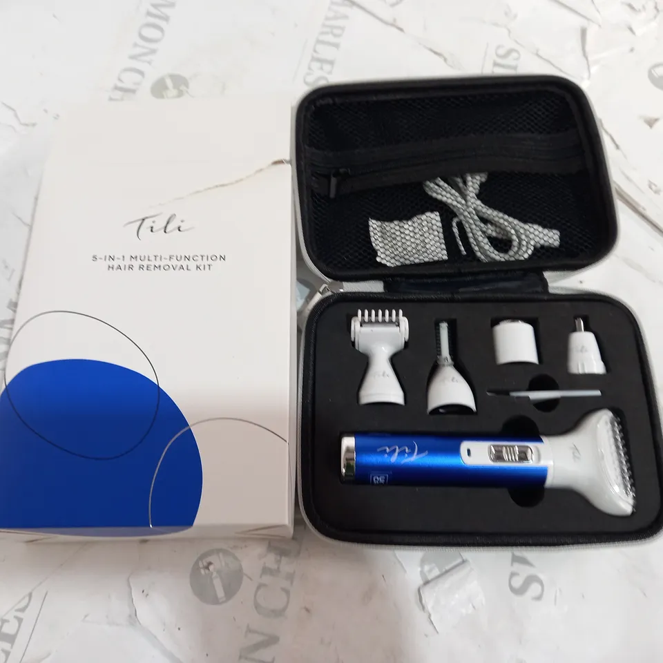 TILI 5-IN-1 MULTI-FUNCTION HAIR REMOVAL KIT - NAVY BLUE