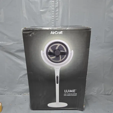 BOXED AIRCRAFT LUME AIR CIRCULATOR FAN