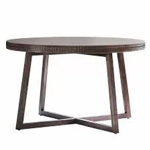 BOXED GALLERY DIRECT BOHO RETREAT ROUND DINING TABLE (1 BOX)