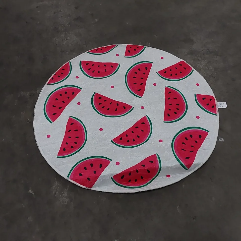 CHILAI HOME ROUND WATERMELON BATHMAT