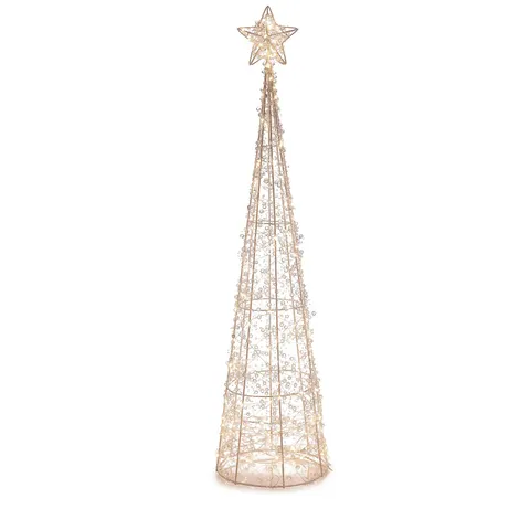 HOME STORIES PRE LIT INDOOR/OUTDOOR CRYSTAL LOOK SHAPES