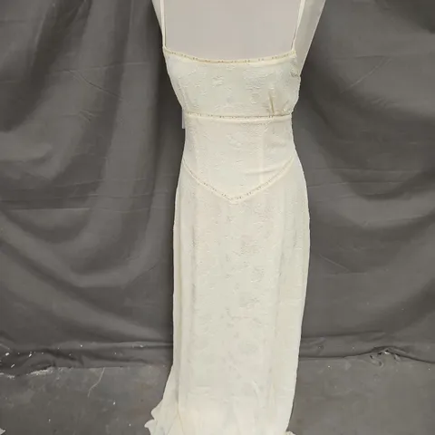 PRINCESS POLLY SOUTH OF FRANCE MAXI DRESS IN YELLOW SIZE 12