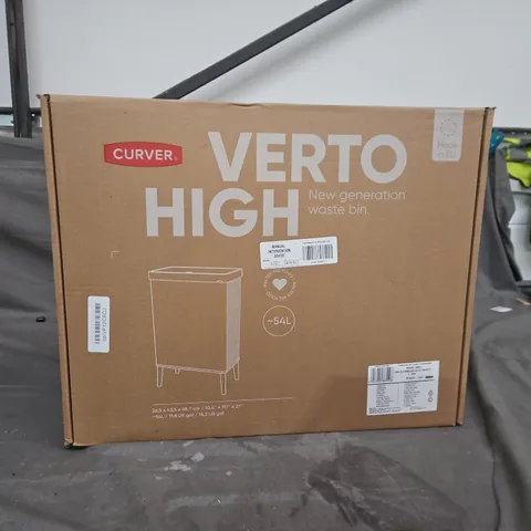 CURVER VERTO HIGH 54L WASTE BIN – BOXED