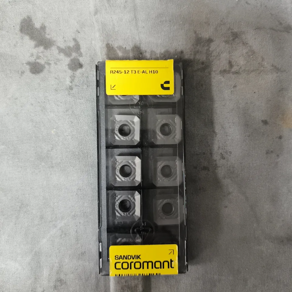 SANDVIK COROMANT COROMILL 245 MILLING INSERTS – 6 INSERTS, BOXED