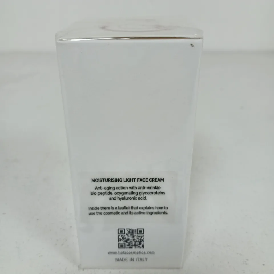 LIOLA COSMETICS MOISTURISING LIGHT FACE CREAM – 50 ML – MADE IN ITALY