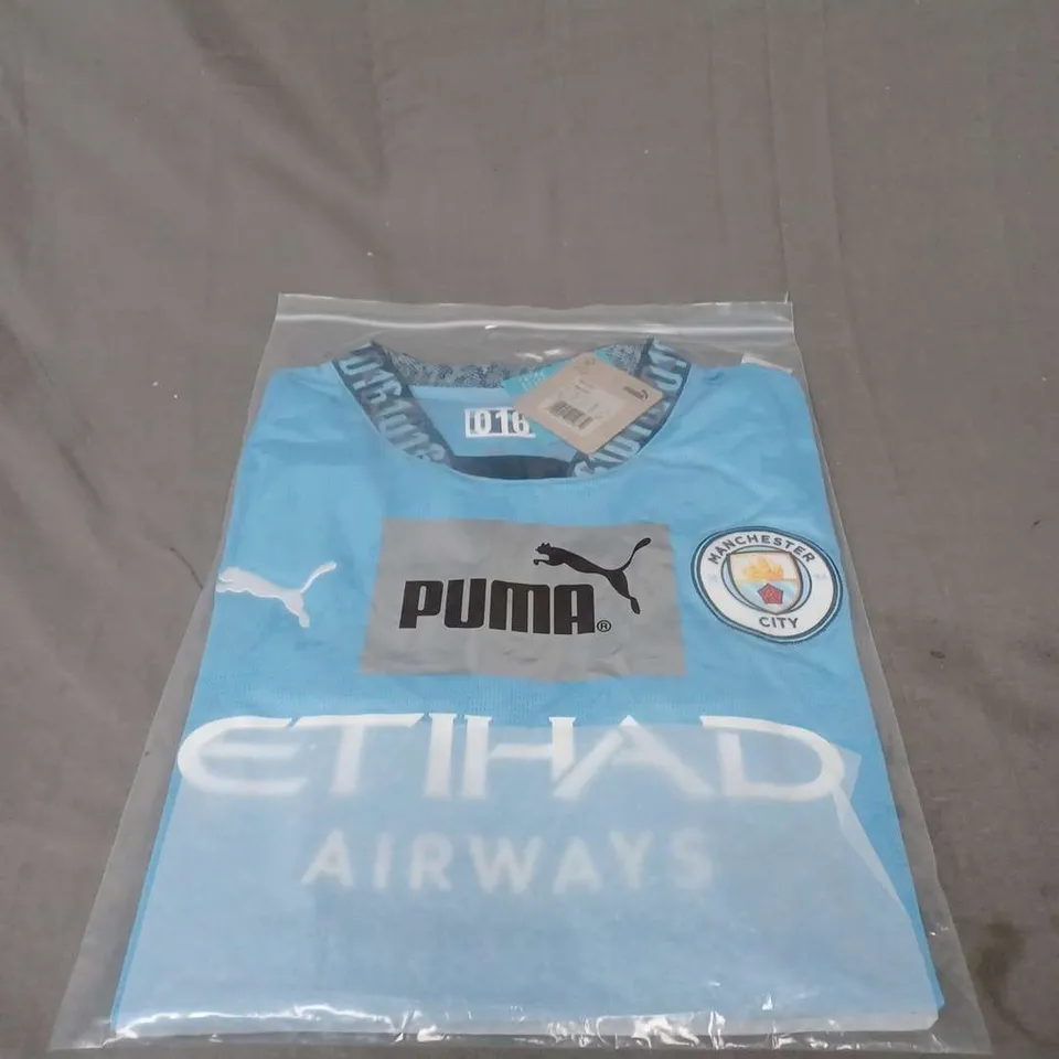 BAGGED MANCHESTER CITY FC HOME JERSEY - SIZE SMALL