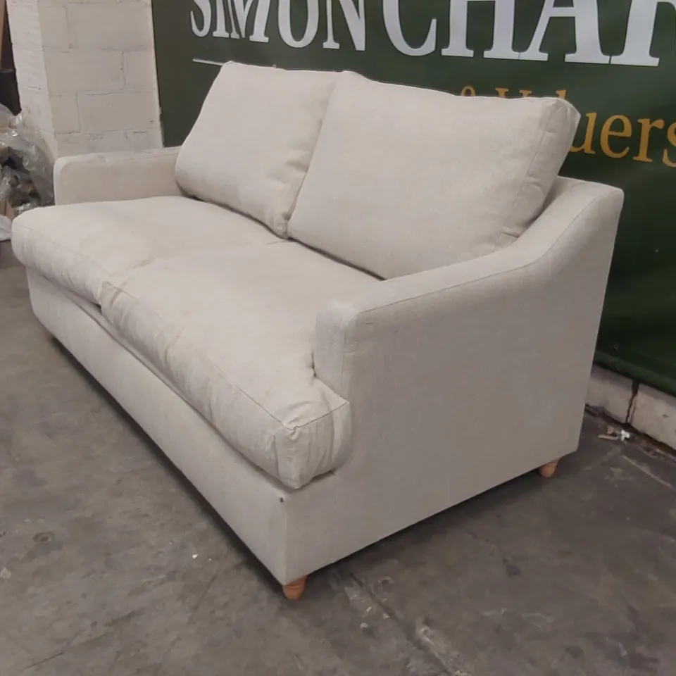QUALITY DESIGNER 3 SEATER UPHOLSTERED SOFA BED