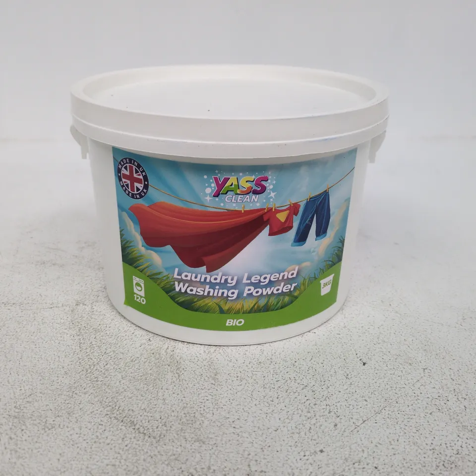 YASS CLEAN LAUNDRY LEGEND WASHING POWDER BIO 120 WASHES