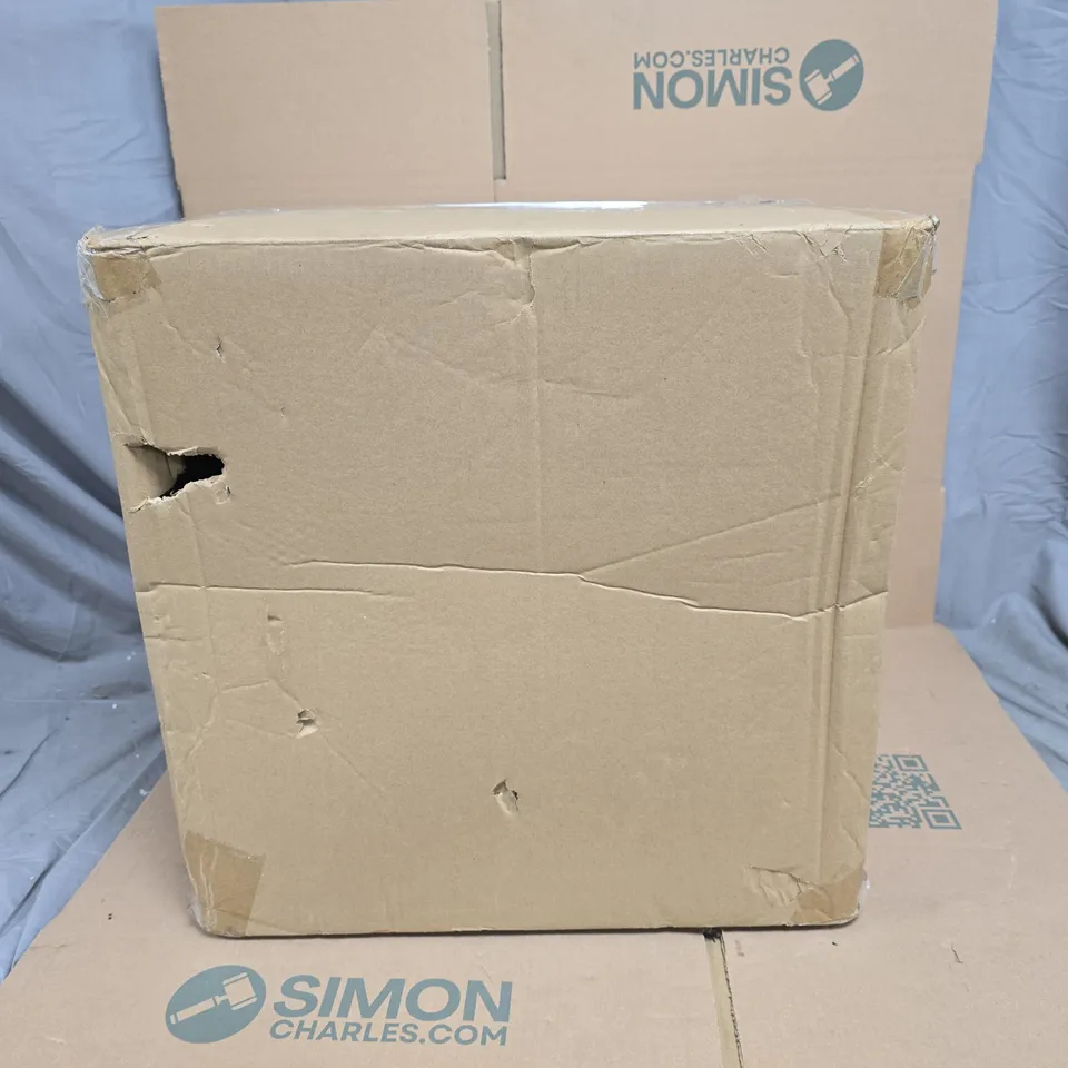 GARDEN STORIES OUTDOOR SOLAR LEAF PATTERN ROUND LANTERN 