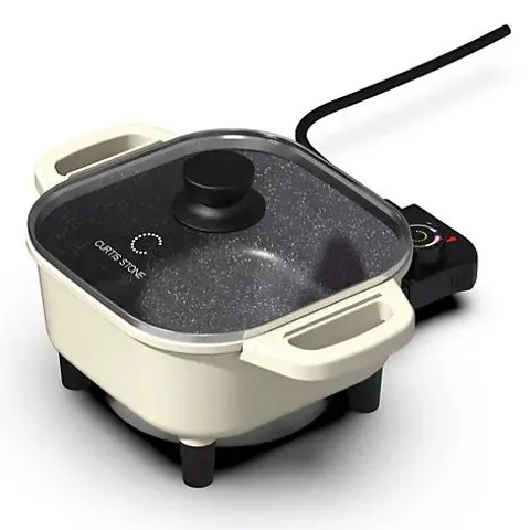 OUTLET CURTIS STONE 8 INCH DURA-PAN NONSTICK ELECTRICAL SKILLET BOXED BLACK