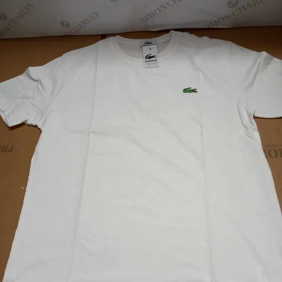 MENS LACOSTE LOGO T-SHIRT SIZE M