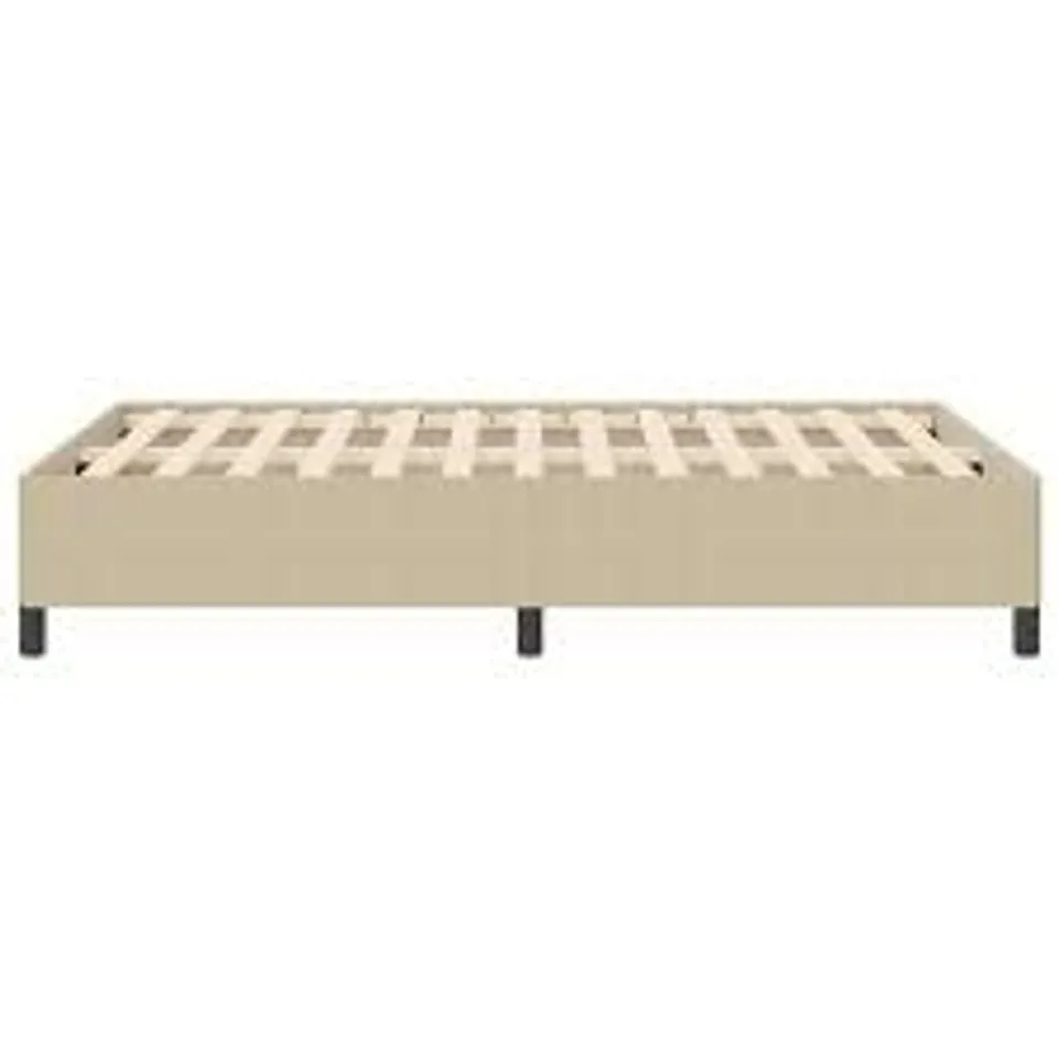 BOXED BED FRAME LIGHT GREEN GREY ENGINEERED  WOOD 160 X 200 CM DURABLE (1 BOX)