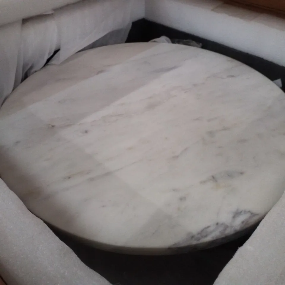 BOXED SIDE TABLE - WHITE