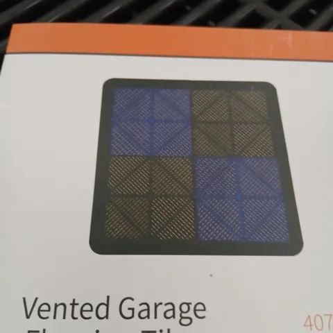 APPROXIMATELY 300 VENTED GARAGE FLOORING TILES