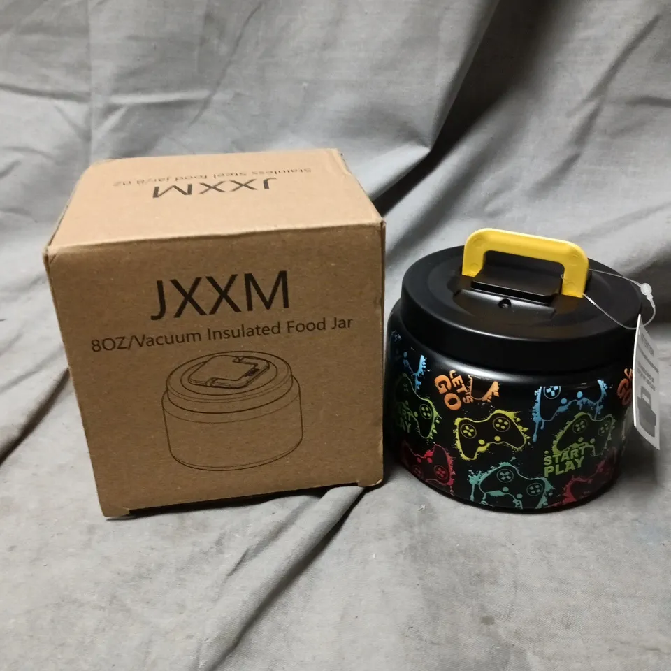 JXXM 8OZ VACUUM INSULATED FOOD JAR