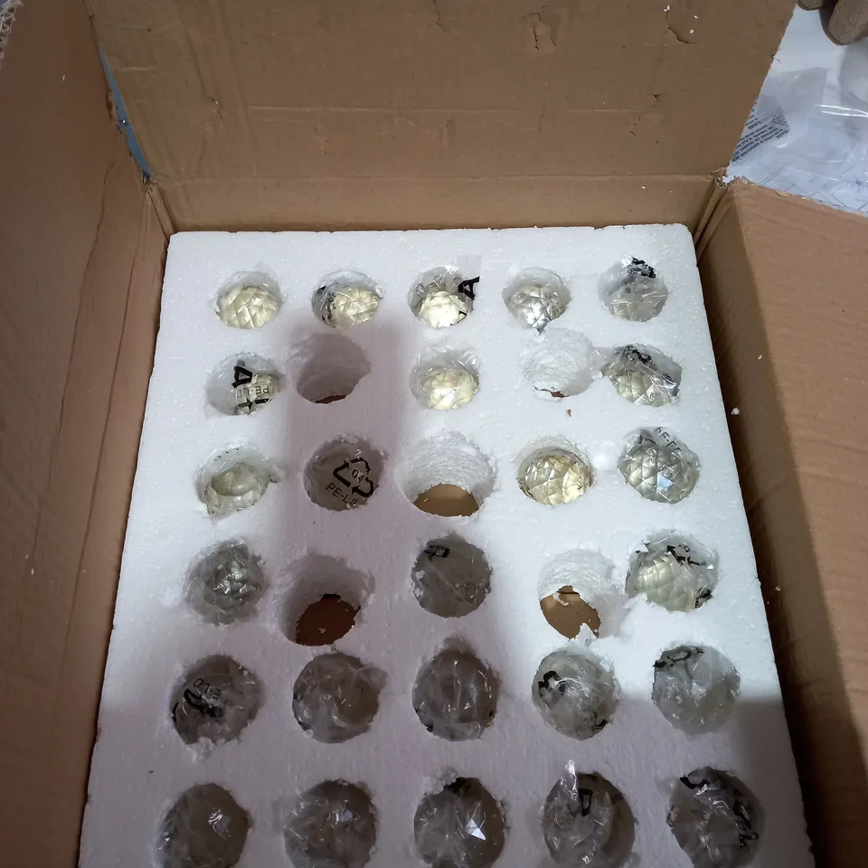 ABACUS 4LT GOLD FLUSH CRYSTAL DECORATION 