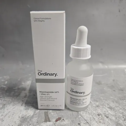 THE ORDINARY NIACINAMIDE 10% + ZINC 1%, SMOOTHING SERUM FOR BLEMISH-PRONE SKIN