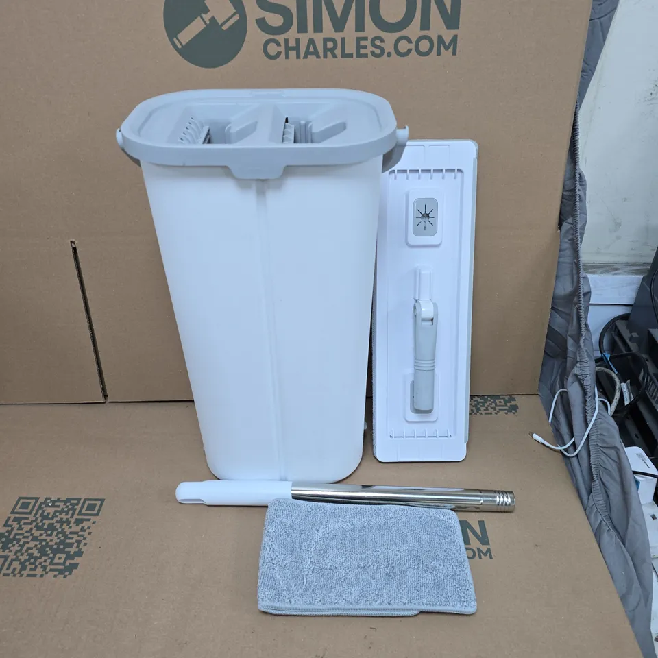 JOYLIFT MICROFIBRE FLAT MOP WITH DUAL BUCKET - BOXED 