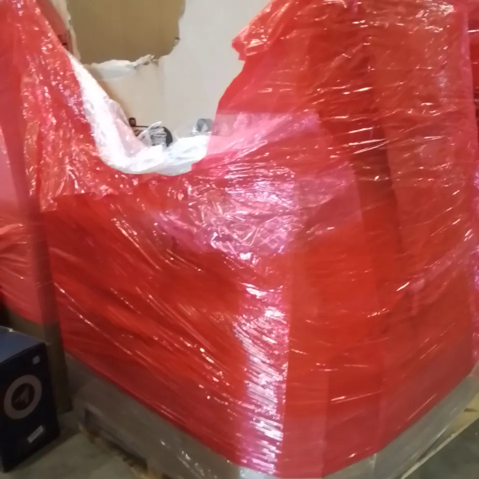 PALLET OF ASSORTED HOUSEHOLD GOODS AND PRODUCTS TO INCLUDE;SUITCASE,CAT LITTER BOX,PHONE CAR HOLDER