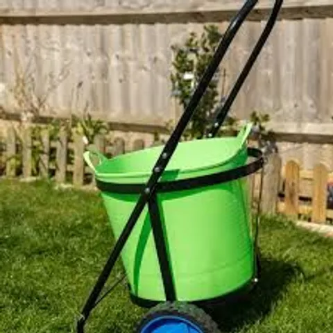 BUILDCRAFT GARDEN TROLLEY CART WITH BUCKET 34L CAPACITY