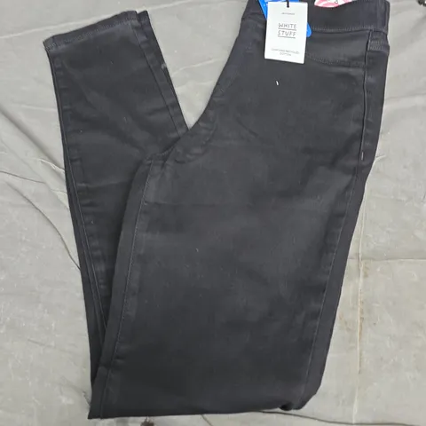 WHITE STUFF JANEY JEGGINGS IN BLACK - UK 12/R