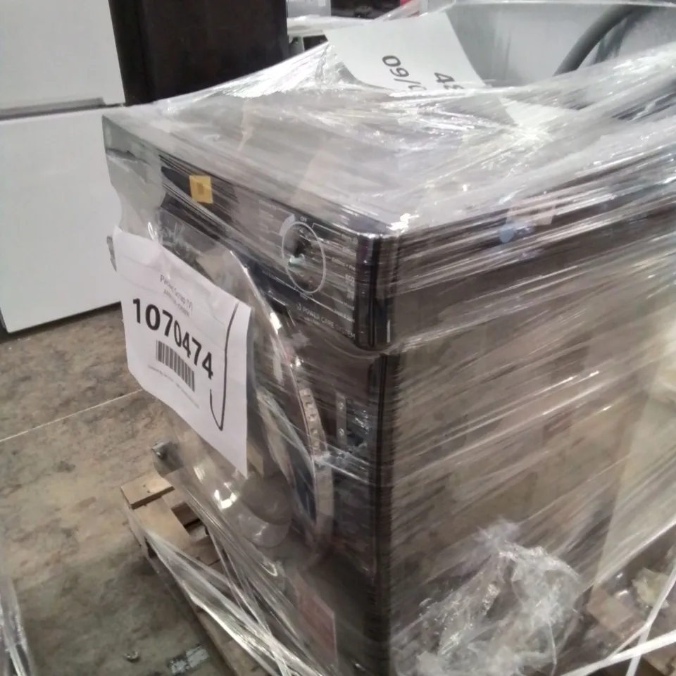 HOOVER 8 KG 1400 RPM INTEGRATED WASHING MACHINE AND CANDY CSC1365WEN STATIC FREESTANDING FRIDGE FREEZER - UNPROCESSED RAW RETURNS