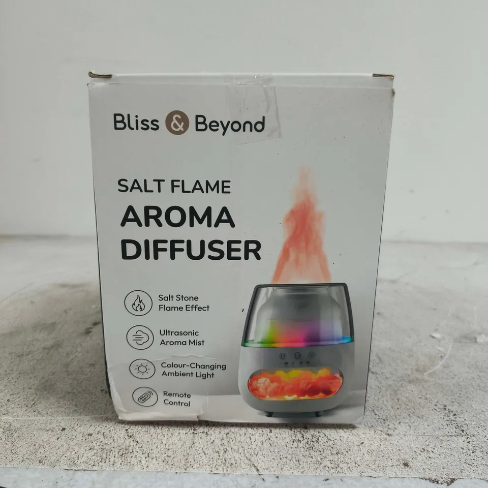 BLISS & BEYOND SALT FLAME AROMA DIFFUSER