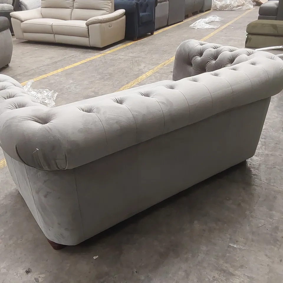 CHESTER FABRIC 2 SEATER SOFA - GREY  RRP £699