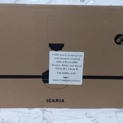 BOXED FARO ICARIA CEILING FAN
