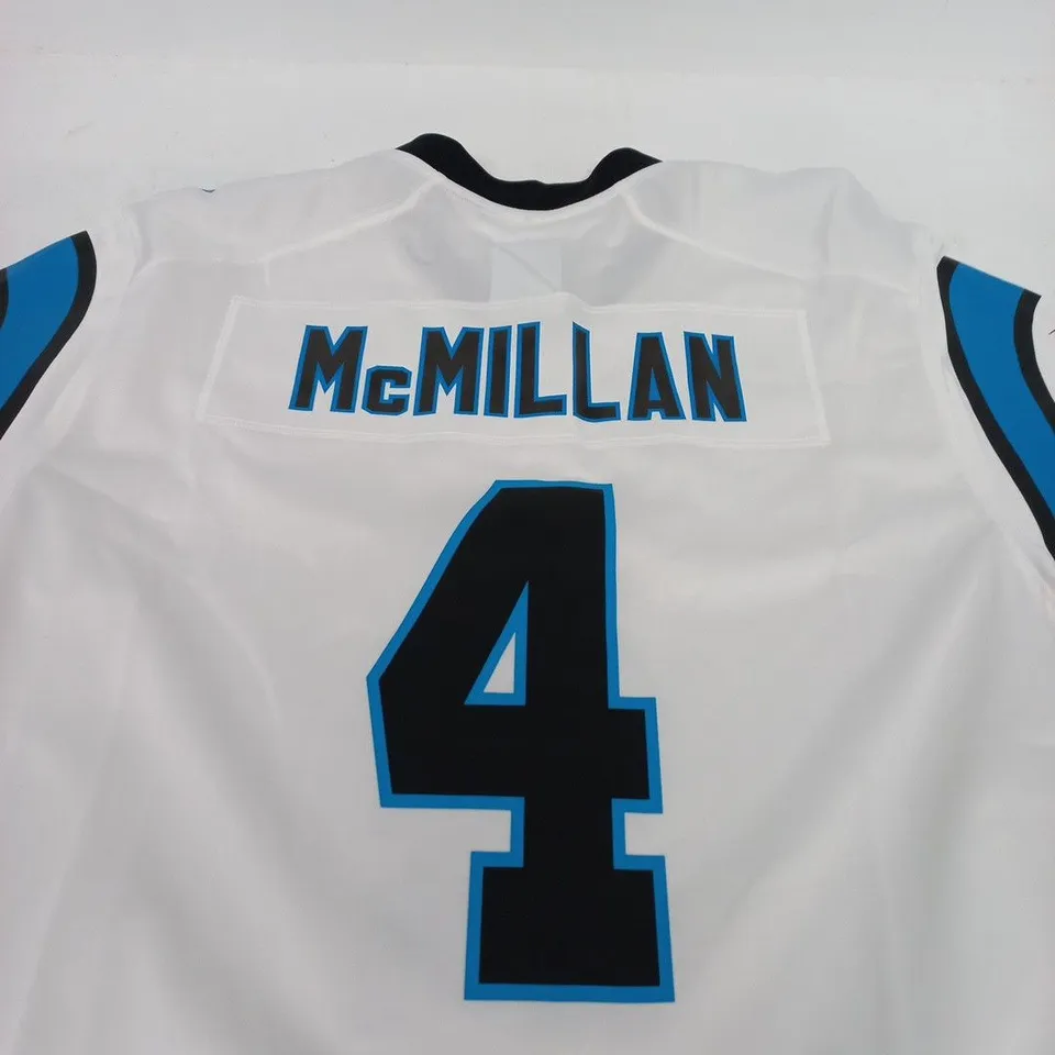NFL MCMILLAN #4 WHITE FOOTBALL JERSEY (NIKE) – ADULT - LARGE 