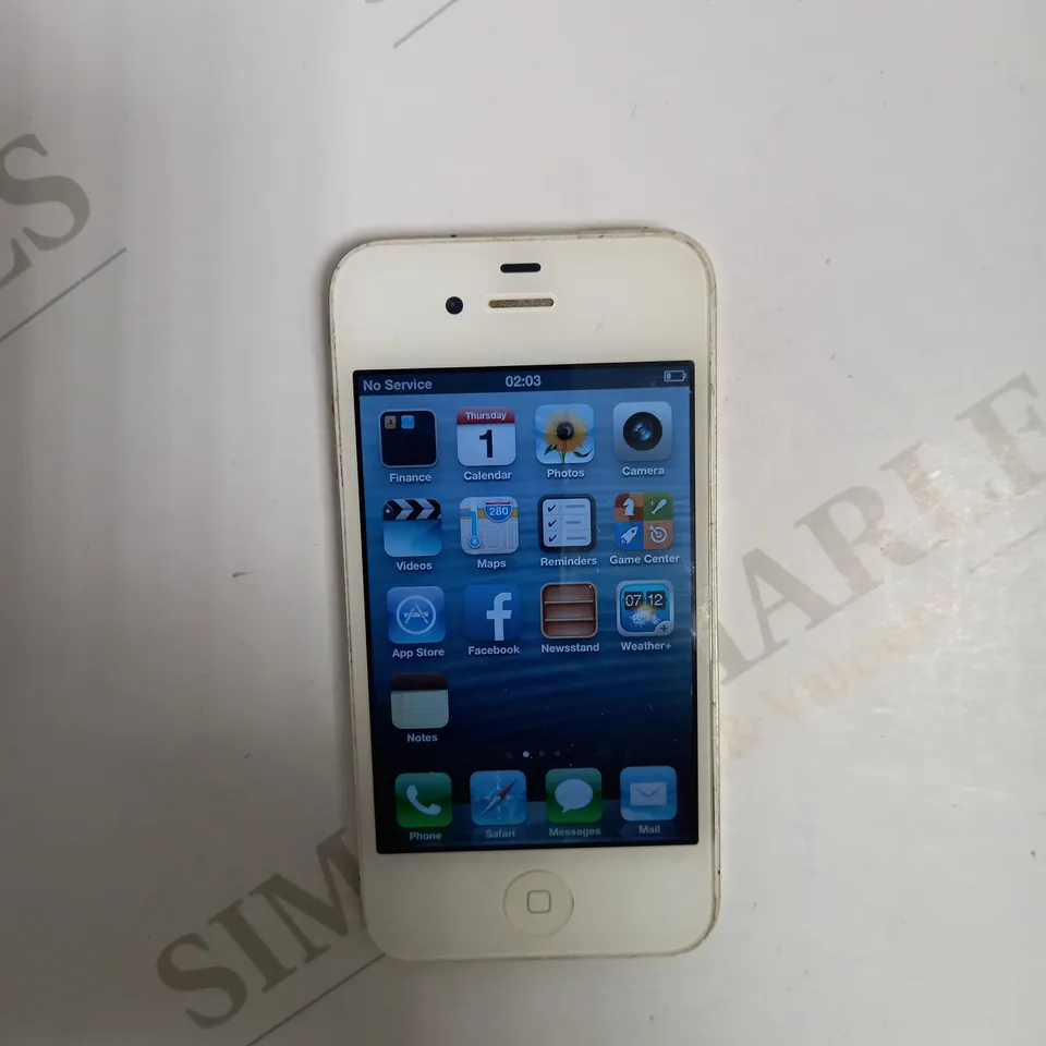 APPLE IPHONE 4 (A1332) SMARTPHONE 