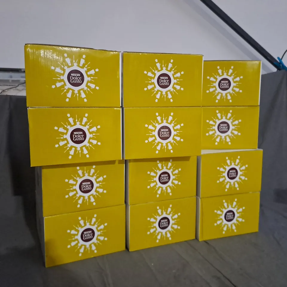 12 BOXED PAIR OF NESCAFÉ DOLCE GUSTO COLD DRINKING CLASSES - COLLECTION ONLY