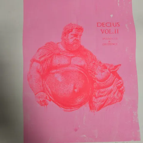 DECIUS VOL II: SPLENDOUR & OBEDIENCE (PINK PAPER PRINT) MAGGIE THE CAT