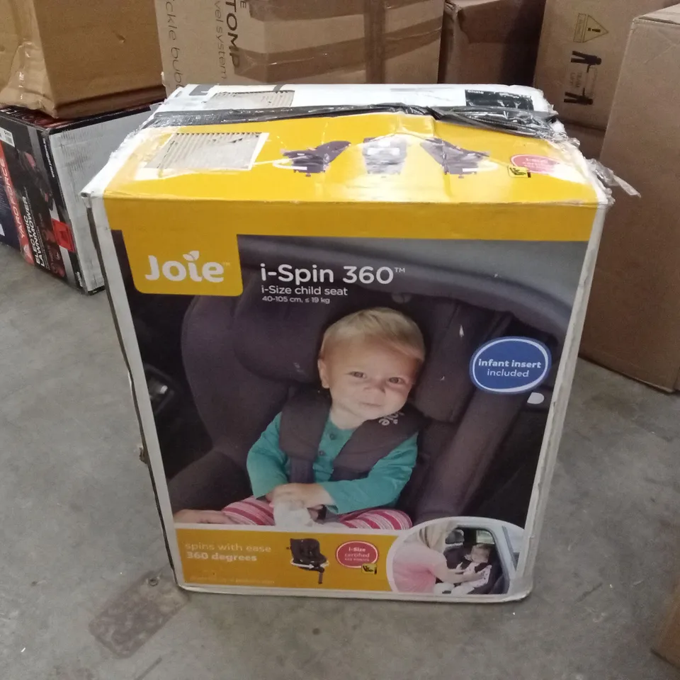 BOXED JOIE I-SPIN 360 I-SIZE CHILD CAR SEAT