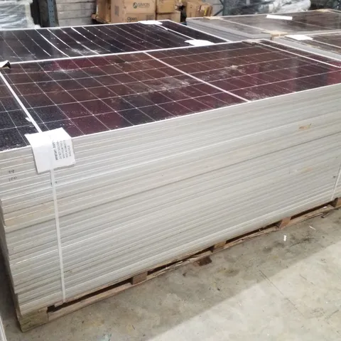 PALLET CONTAINING APPROXIMATELY 30 SOLAR PANELS