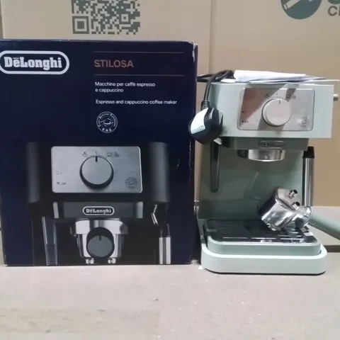 BOXED DELONGHI STILOSA ESPRESSO AND CAPPUCCINO COFFEE MAKER
