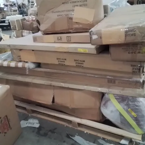 PALLET OF INCOMPLETE FURNITURE SETS