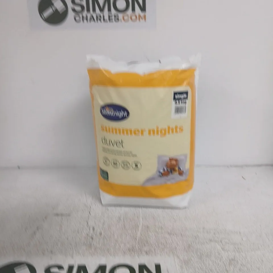 SILENT NIGHT SUMMER NIGHTS SINGLE TOG DUVET 4.5 TOG