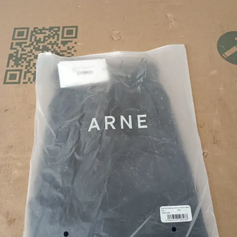 ARNE ESSENTIAL DRAWSTRING NAVY SWIM SHORTS – SIZE L